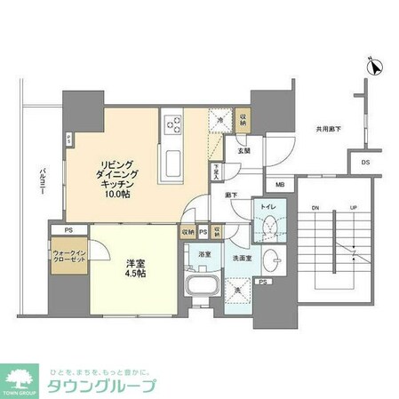 BLESS蔵前の物件間取画像